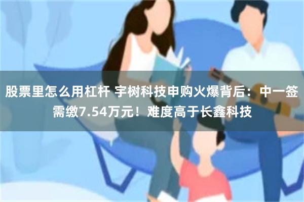 股票里怎么用杠杆 宇树科技申购火爆背后：中一签需缴7.54万元！难度高于长鑫科技