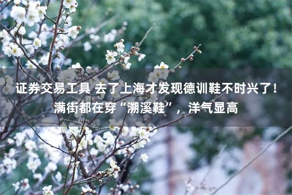 证券交易工具 去了上海才发现德训鞋不时兴了！满街都在穿“溯溪鞋”，洋气显高