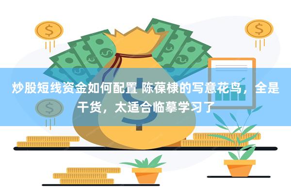 炒股短线资金如何配置 陈葆棣的写意花鸟，全是干货，太适合临摹学习了