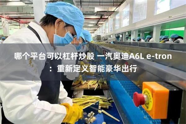 哪个平台可以杠杆炒股 一汽奥迪A6L e-tron：重新定义智能豪华出行